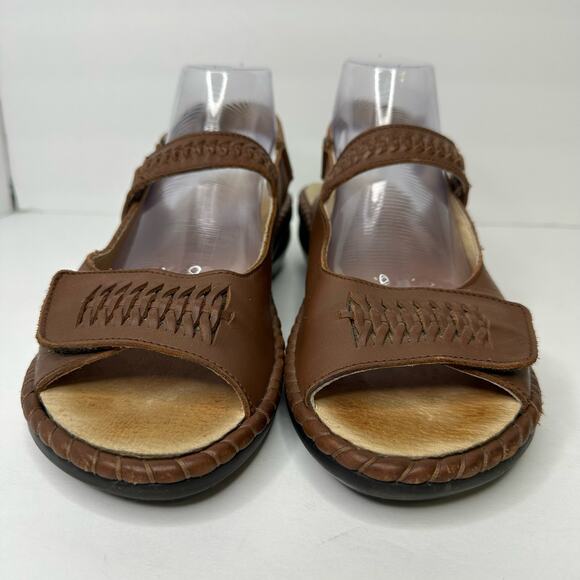 Romika Womens size 11 42 Adjustable Leather Comfort Sandals Open Toe Slingback - Picture 2 of 10